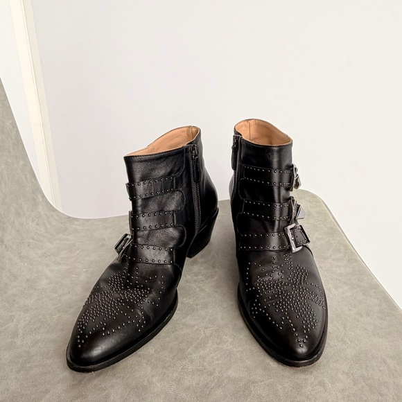 Chloé Black Susanna Studded Boot - Picture 8 of 9